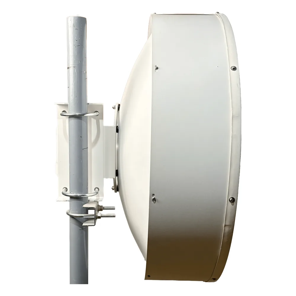 1 Antena Direccional Dual-Polaridad MLO Alto Rendimiento / diámetro  de 39.6 cm / 4.9-7.2 GHz / Ganancia 27 dBi / SLANT de 45 ° o 90 °  / Conector N-Hembra / Montaje, jumpers y radomo incluidos. – vista 6