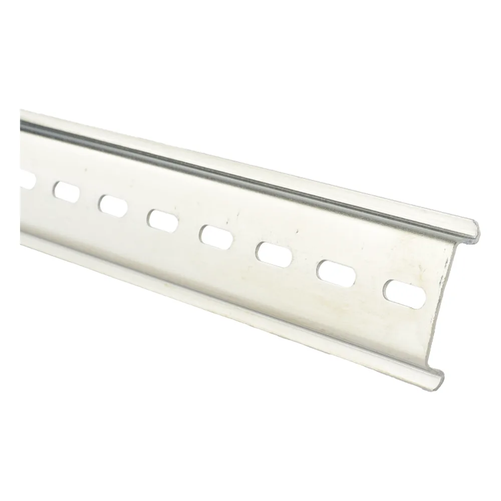 4 Rieles DIN Estándar de 35 mm Ranurado / 25 cm de longitud / Fabricado en Acero – vista 4
