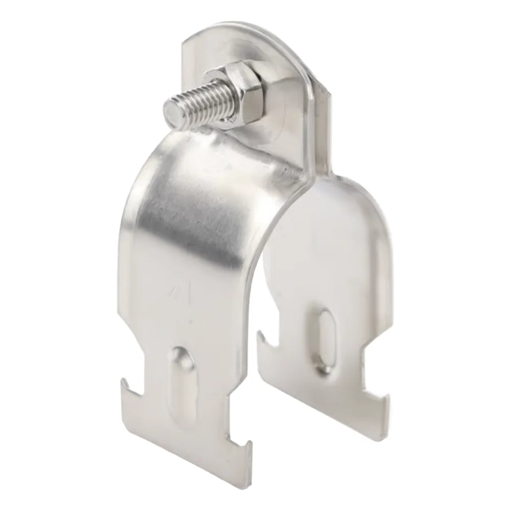 Abrazadera de Acero Inoxidable  de 1" Para Unicanal Tipo Strut