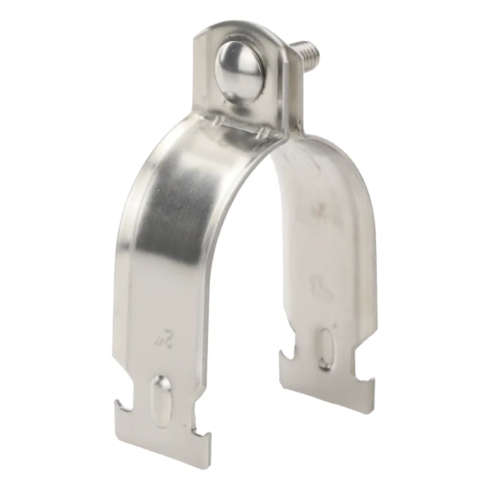 Abrazadera de Acero Inoxidable  de 2 " Para Unicanal Tipo Strut