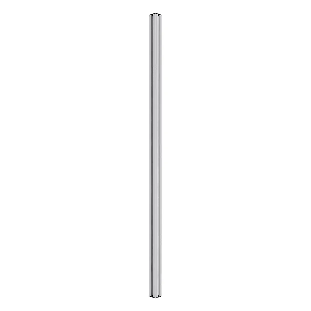 Accesorio_ Riel de Aluminio con longitud de  2380mm| Compatible con estructura para Videowall |  Diseño Modular |  Incluye Tapas de Riel