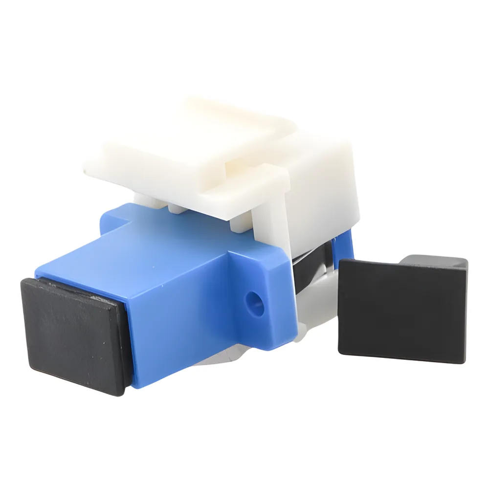 Acoplador Keystone de Fibra Óptica Monomodo SC/PC Simplex a SC/PC Simplex – vista 3