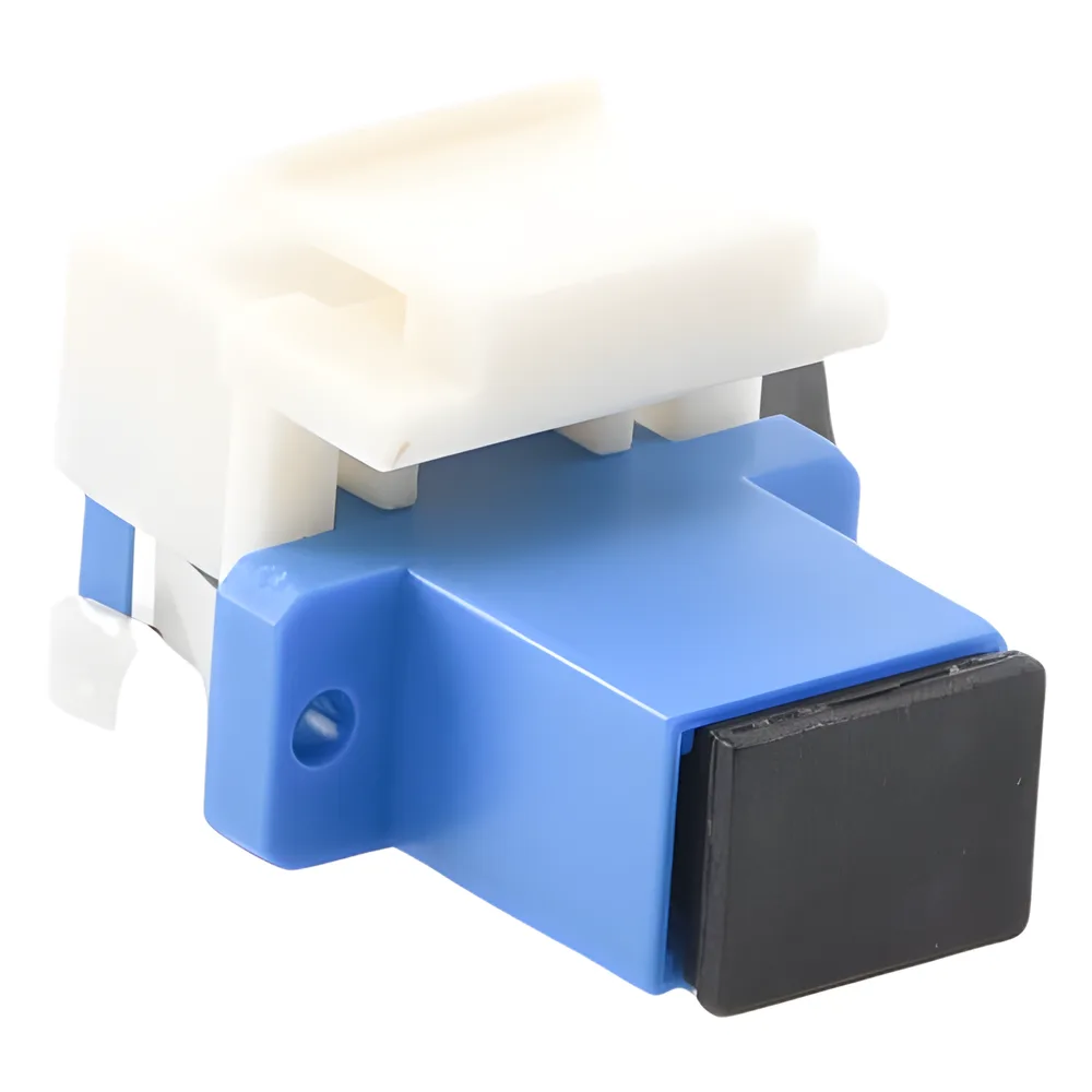 Acoplador Keystone de Fibra Óptica Monomodo SC/PC Simplex a SC/PC Simplex – vista 6