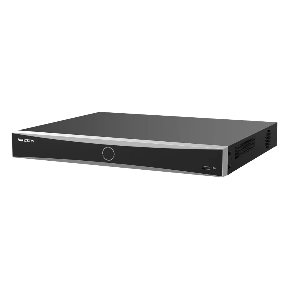[Acusearch] NVR 12 Megapixel (4K) / 16 canales IP / AcuSense (Evita Falsas Alarmas) / Reconocimiento Facial / 2 Bahías de Disco Duro / HDMI en 4K / Sin Puertos PoE+ / Alarmas I/O