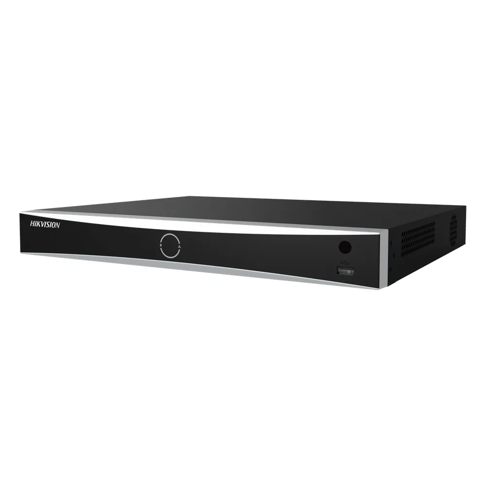 [AcuSeek] NVR 12 Megapixel (4K) / 32 canales IP / 16 Puertos PoE+ / Recocimiento Facial / AcuSense (Evita Falsas Alarmas) / 2 Bahías de Disco Duro / HDMI en 4K / Alarmas I/O / 300 Metros PoE Modo Extendido