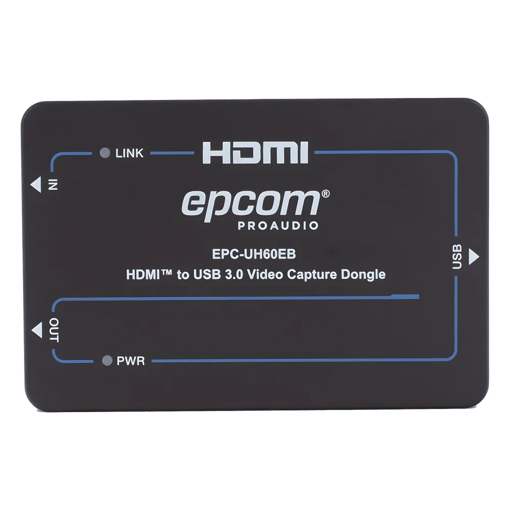 Adaptador de Captura de Video HDMI a USB 3.0 | 4K60 HDMI Entrada | 1080p60 USB Salida | HDCP 2.2 | 18 Gbps Ancho de Banda | Plug and Play | Compatible Windows Linux macOS – vista 4