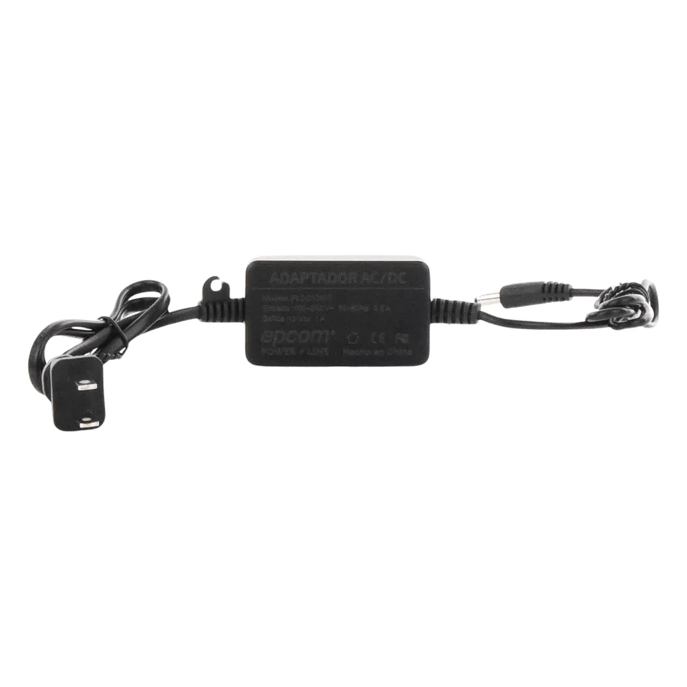 Adaptador de Pared de 12Vcc @ 1 A con cable y clavija Nema 1-15 / 0.5 metros a la toma de alimentación / 0.5 metros a la conexión del dispositivo – vista 7
