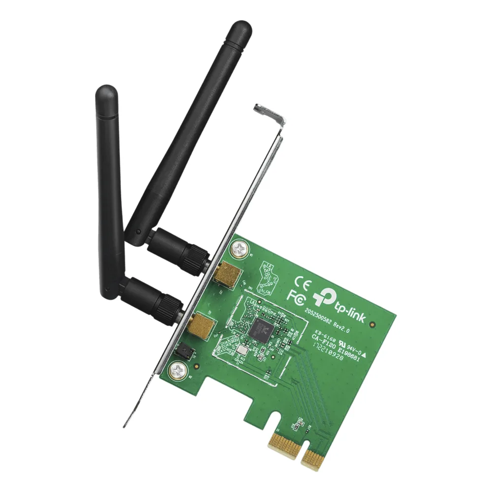 Adaptador Inalámbrico PCI Express N de 300Mbps / Tecnología MIMO / Cifrado WPA/WPA2 / Compatible con Windows