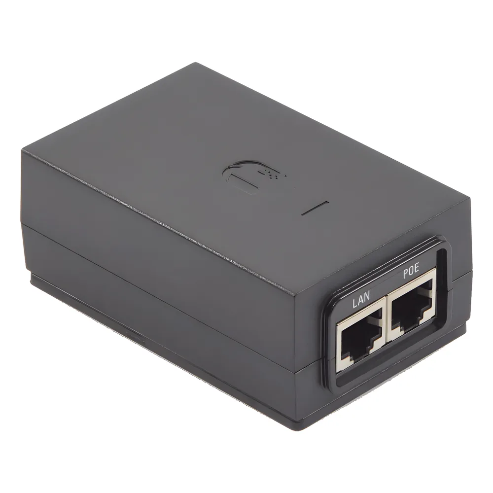 Adaptador PoE Ubiquiti de 24 VDC, 1.0 A Puerto Fast Ethernet