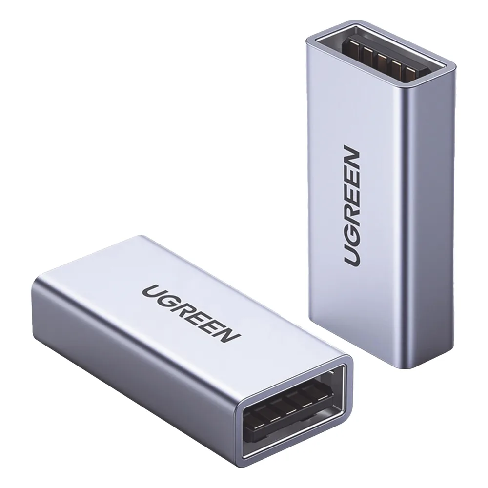 Adaptador USB-A Hembra a USB-A Hembra / USB 3.0 / Velocidades de Transferencia de Datos de Hasta 5 Gbps / Carcasa de Aluminio / Compacto y Portátil / Plug & Play / Compatible con Versiones Anteriores de USB – vista 2