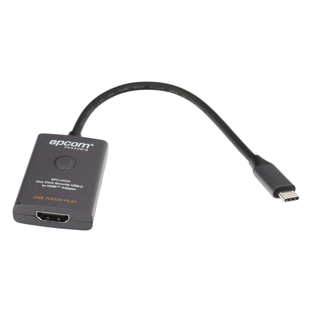 Adaptador USB-C a HDMI con Seguridad de Un Clic | Resolución 4K Ultra HD 60Hz | HDMI 2.0b 18 Gbps | DP 1.2a | Silenciamiento de Video Instantáneo | Protección ESD ±8kV | Audio 7.1 Canales | Compatibilidad Universal – vista 3