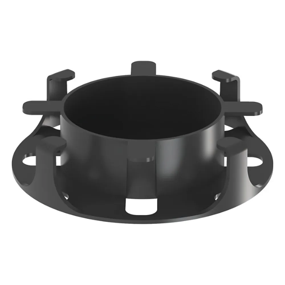 Administrador de Fibra Óptica en Paneles Opticom de 1 UR, Color Negro, 2 Piezas – vista 2