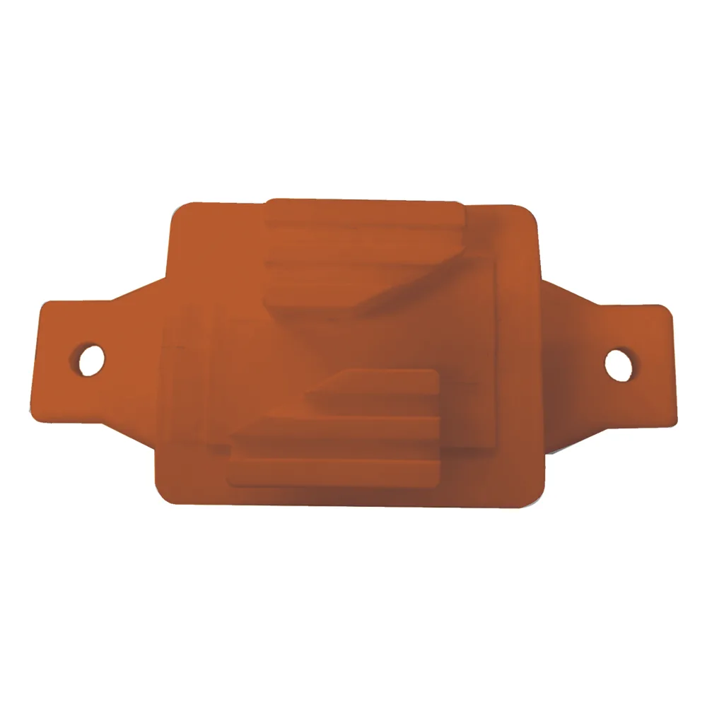 Aislador de Paso Naranja Reforzado para Cercos Eléctricos / Aislamiento hasta 18 kV / Resistente a Clima Extremo / Polipropileno y Policarbonato – vista 2
