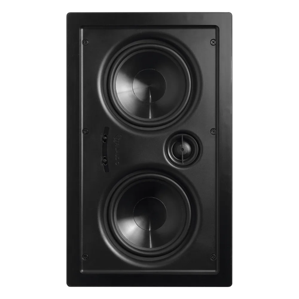 altavoces de montaje en la pared | woofers dobles de 5in | tweeter de 1in | 100W | 8ohms – vista 2