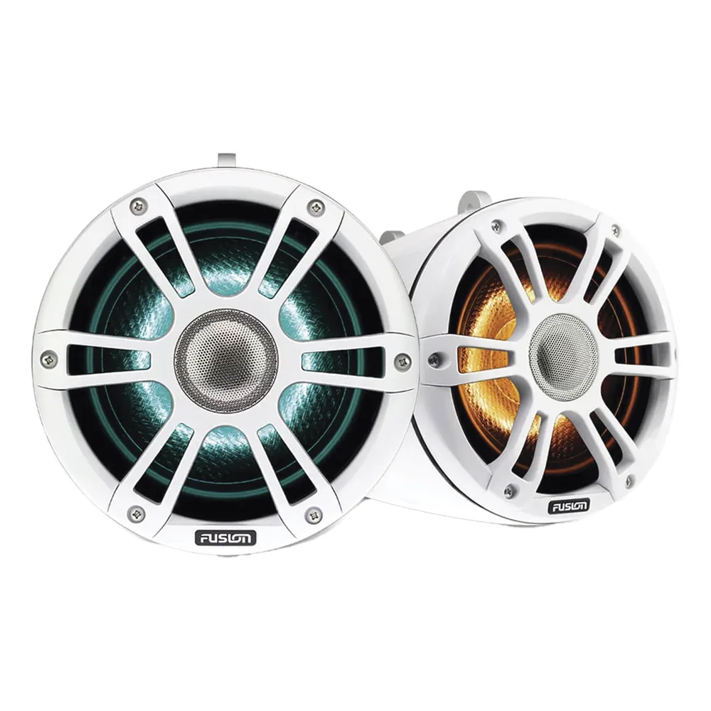 Altavoces marinos de torre serie Signature 3 con iluminación led de 7.7" Fusion