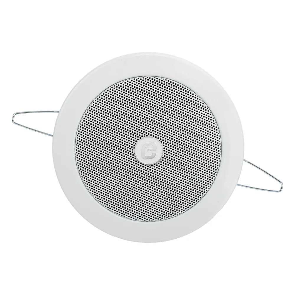 Altavoz  4" | Montaje en Techo | 3 - 6W | 70/100V | Frente Metálico | Resistente a Humedad