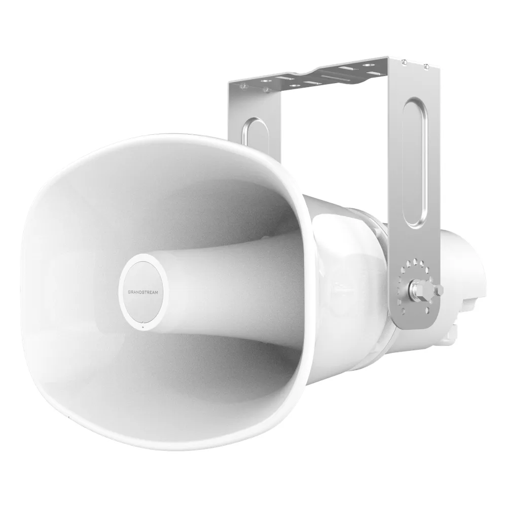 Altavoz Bocina SIP/Multicast Bidireccional / 50W Alta Potencia / IP66 Exterior / 3 Micrófonos con IA / PoE++ / 126 dBA Máximo