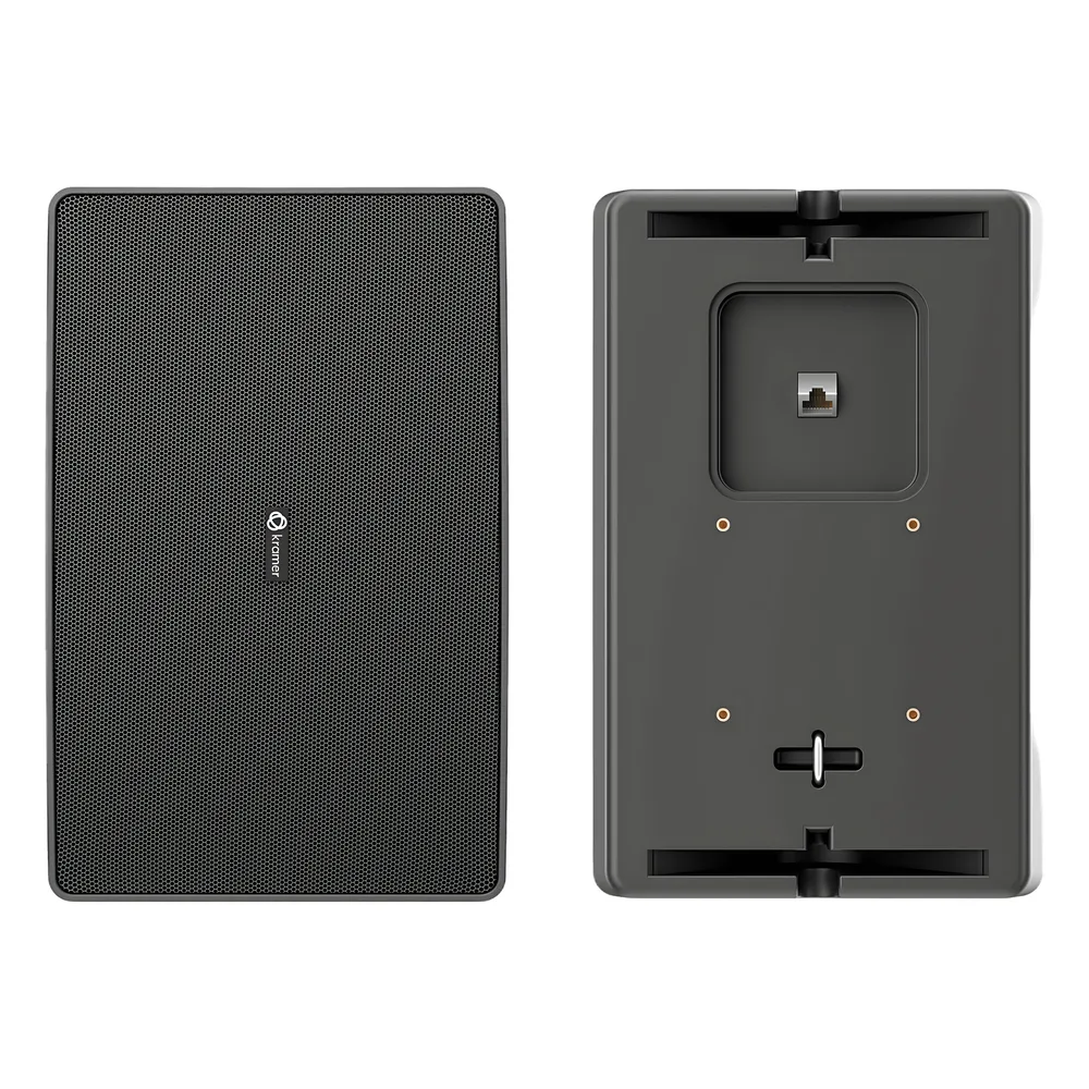 Altavoz de Pared 8" | Alimentación PoE++ | Red Dante | DSP Integrado | Mezclador 2 Canales | Montaje Flexible | 100 dB SPL