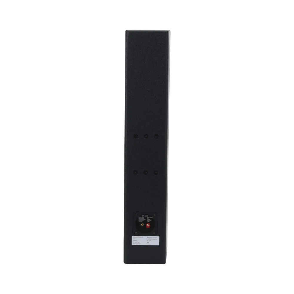 Altavoz Tipo Columna | 200W RMS| Impedancia 6&Omega; | 6 Unidades de 3 Pulgadas | 118dB SPL | Array Spliced Design | Cobertura 110° Horizontal – vista 5