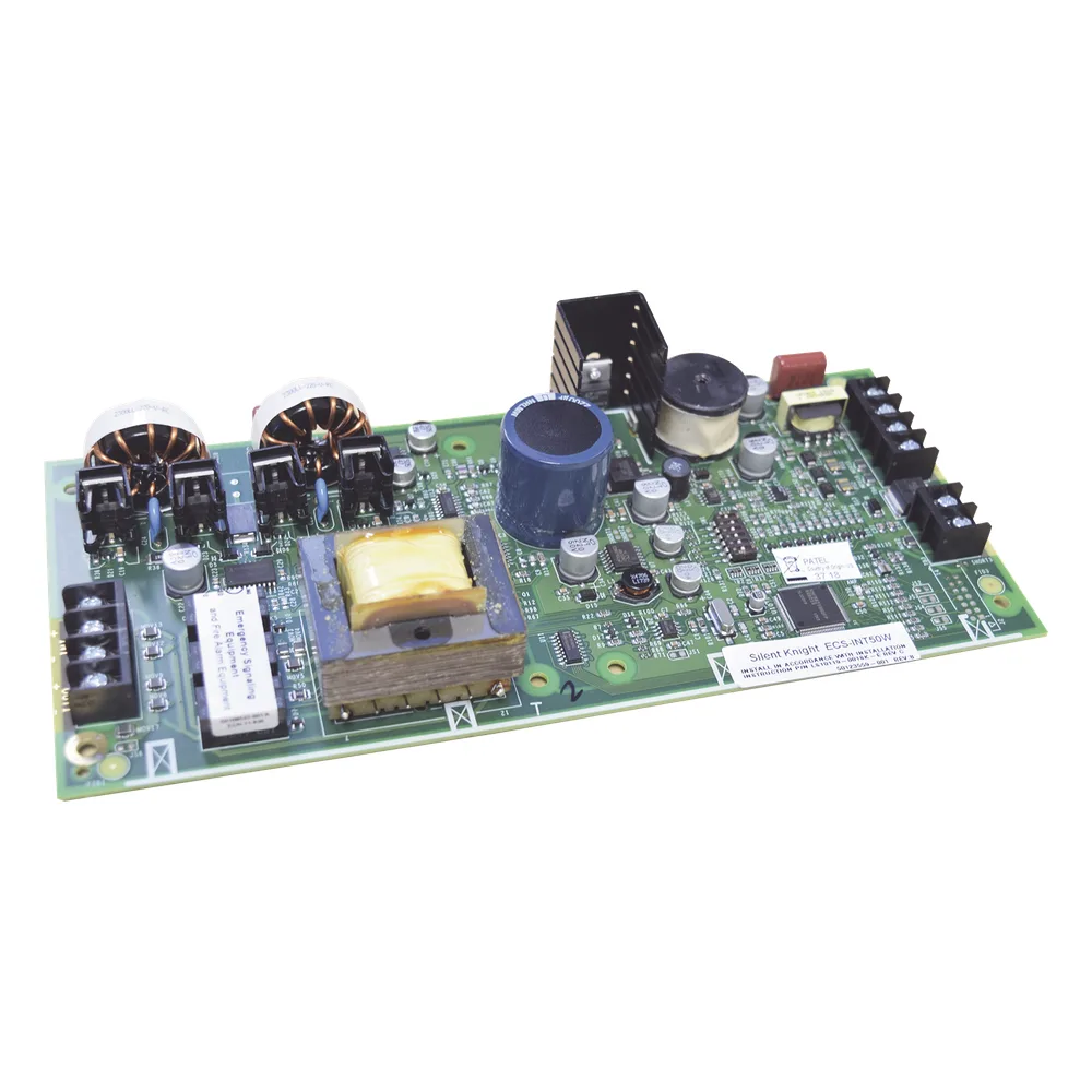 Amplificador interno direccionable de audio de 50 W para evacuación por voz, montaje en gabinete de panel Farenhyt ECS