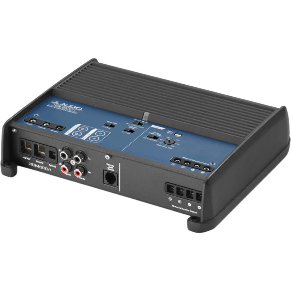 Amplificador Náutico y para Automóvil / Monobloque / Clase D / 600 W RMS a 2 Ohmios / Respuesta de Frecuencia 7 Hz-500 Hz / Filtro Infrasónico 30 Hz / Control de Nivel Remoto / JL Audio XDM – vista 3