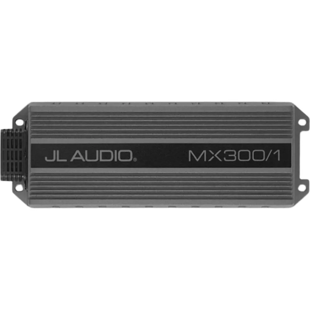 Amplificador Náutico y para Deportes de Motor / Monobloque Clase D / 300 W RMS a 2 &Omega; / IPX7 Resistente al Agua y Polvo / Filtro Paso Bajo 40-400 Hz / Ecualizador de Refuerzo de Graves / Control de Nivel Remoto Opcional / Fusible 30 A – vista 2