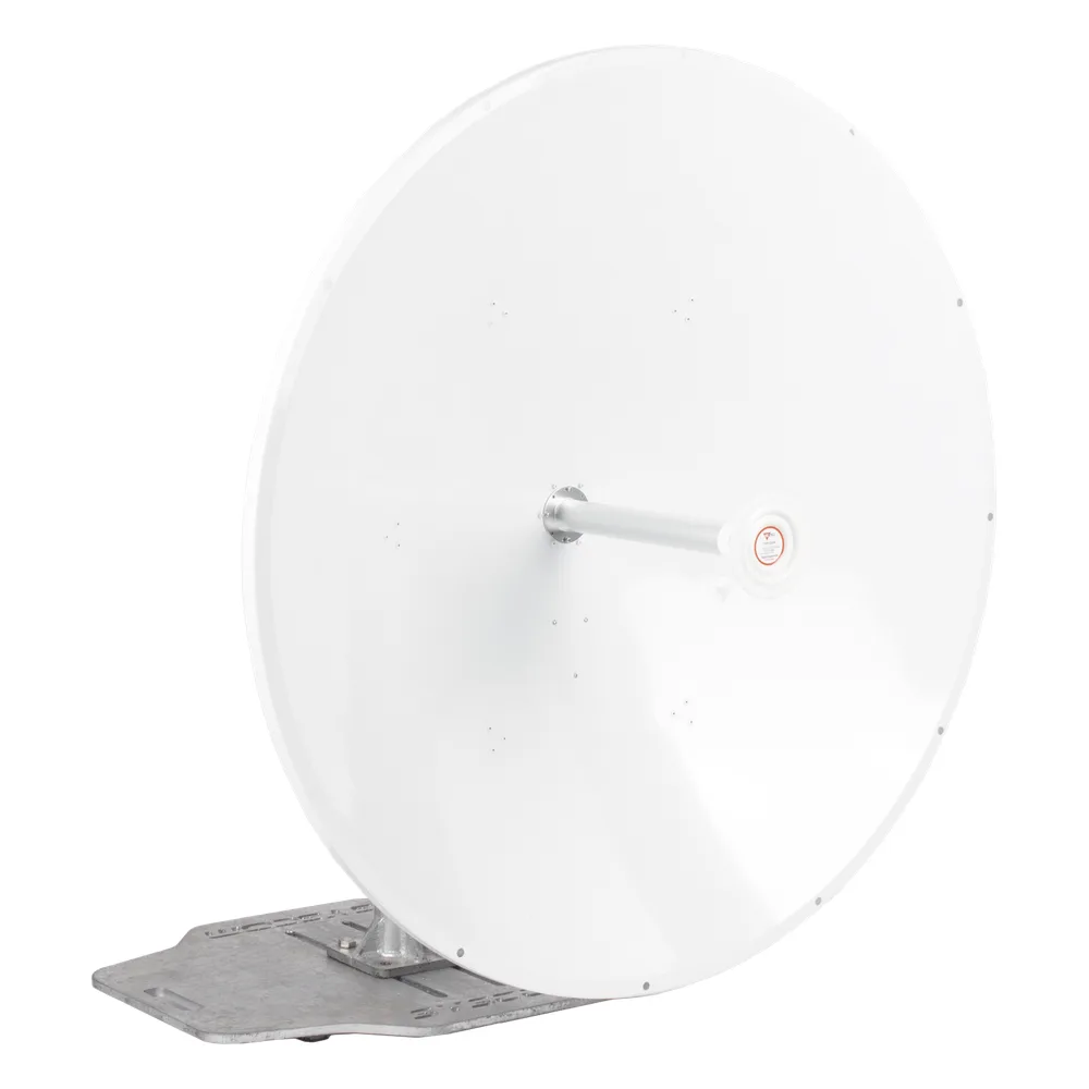 Antena direccional de 4 ft, 5.1 a 7.125 GHz, Ganancia 36 dBi, Conectores RP-SMA Hembra, Polarización doble, incluye montaje para torre o mástil – vista 2