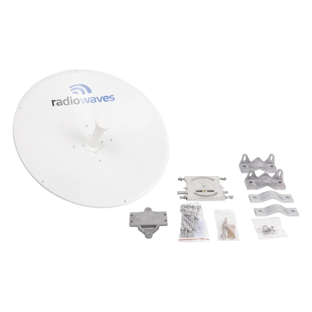Antena Direccional de alto desempeño, Dimensiones (2 ft), Ganancia de 29 dBi, 4.9-6 GHz, Conectores N-hembra, Fácil instalación, Preensamblada, Montaje incluido – vista 2