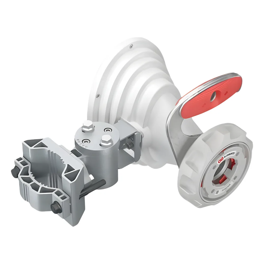 Antena Horn Asimétrica 5 GHz / 17 dBi de Ganancia / Patrón Asimétrico 45° / TwistPort™ Waveguide / IP55 / Montaje UBR / Para Plataformas Inalámbricas Compatibles