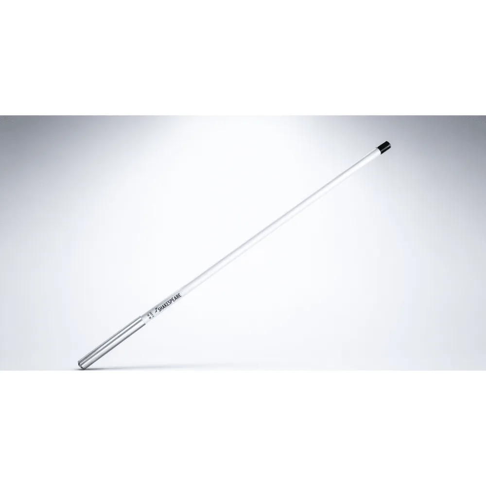 Antena Marina VHF-AIS SHAKESPEARE 396-1-AIS / Fibra de Vidrio / Conector SO-239 / Soporte en U para Mástil / 50 W / 3 dB / Banda Marina VHF y AIS / 139.7 cm (55 in)