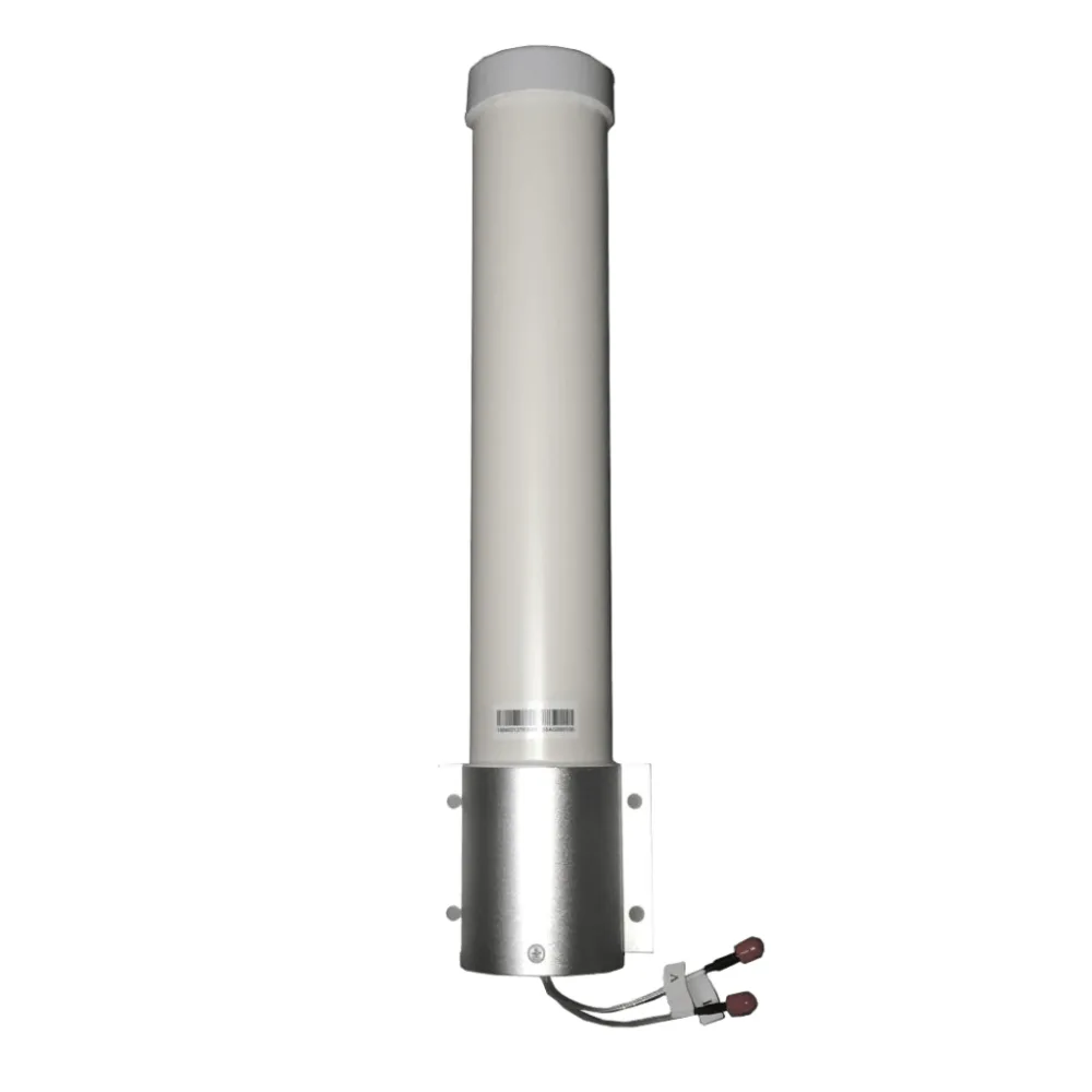 Antena Omnidireccional 360° / 5 GHz / 11 dBi Ganancia / Polarización Dual / IP65 / Montaje en Poste / Conectores SMA Macho