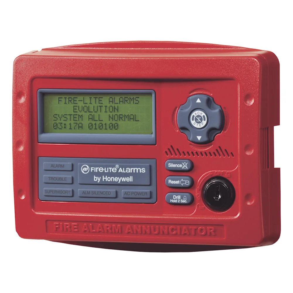 Anunciador remoto LCD de 80 caracteres para paneles de detección de incendio direccionables – vista 3