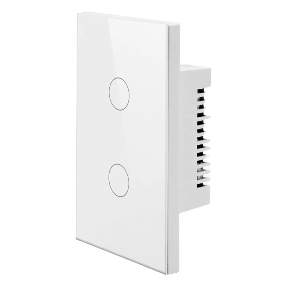 Apagador Inteligente ZigBee / 2 Gang / 800 W por Circuito / 100-250 V / Vidrio Templado / Cable Neutro Opcional / Control por App y Voz vía Hub – vista 2