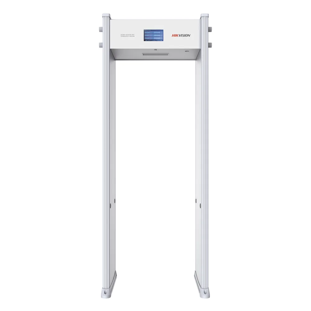 Arco Detector de Metales de 18 Zonas con Pantalla LCD de 7" / Conteo de personas y Alarmas / Ajuste de Sensibilidad e Interferencias / Mejora Anti-Interferencia