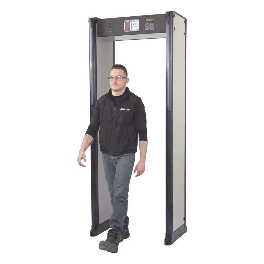 Arco Detector de Metales de 6 Zonas con Anclaje para Fijarse al Piso. Incluye Sensor IR para evitar falsas Alarmas / Certificado por la Administración Federal de Aviación de EE. UU. (FAA) – vista 3