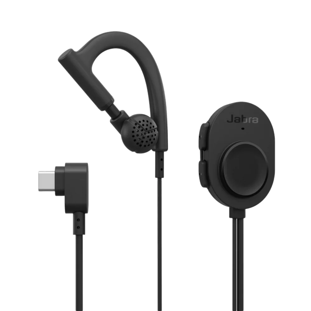 Auricular Jabra Perform 10 Mono / USB-C PTT / IP67 / Microsoft Teams Zello / 1.16m Cable – vista 2