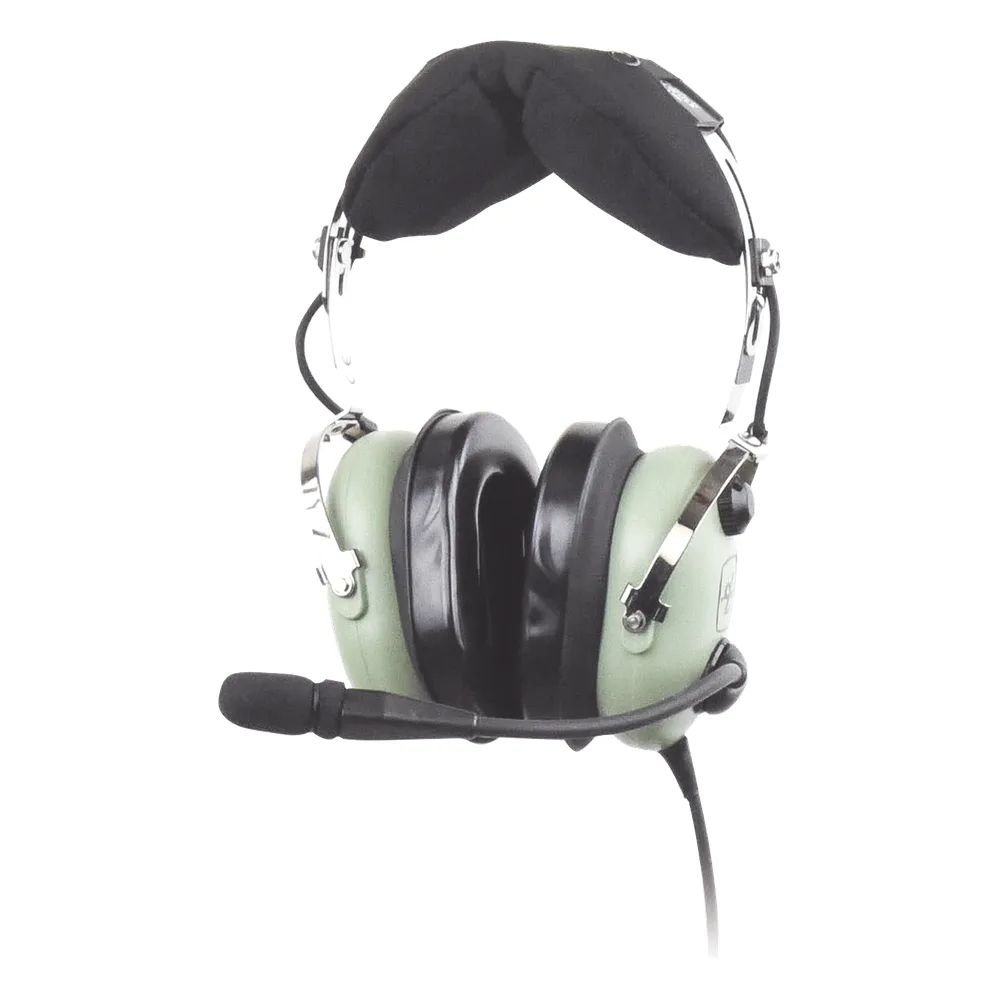 Auriculares con atenuación de ruido pasivo para radios aéreos en helicópteros