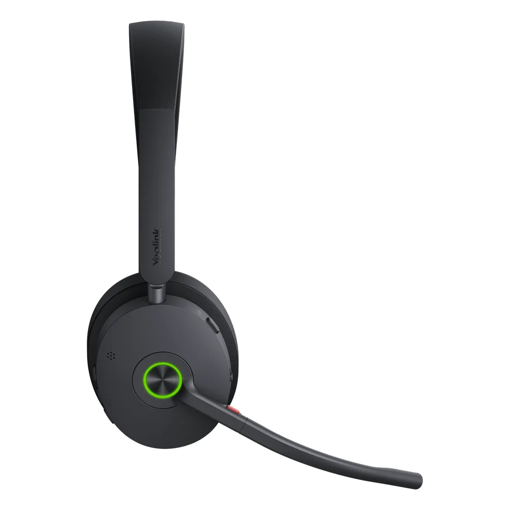 Auriculares estéreo Yealink WH68 edición MS/ Base DECT y auriculares con Bluetooth integrado/ Cancelación activa de ruido/ Triple conexión – vista 3