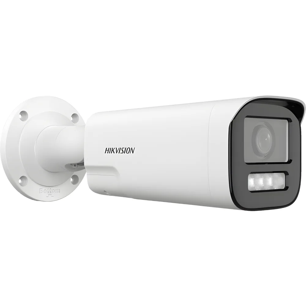 Bala IP 4 Megapíxel / Lente Mot. 2.8 a 12 mm / Dual Light (50 mts IR + 50 mts Luz Blanca) / ACUSENSE Lite / Audio de Dos Vías /  Luz Intermitente y Alerta de Audio / Exterior IP67 / WDR 120 dB / PoE  / Micro SD – vista 2