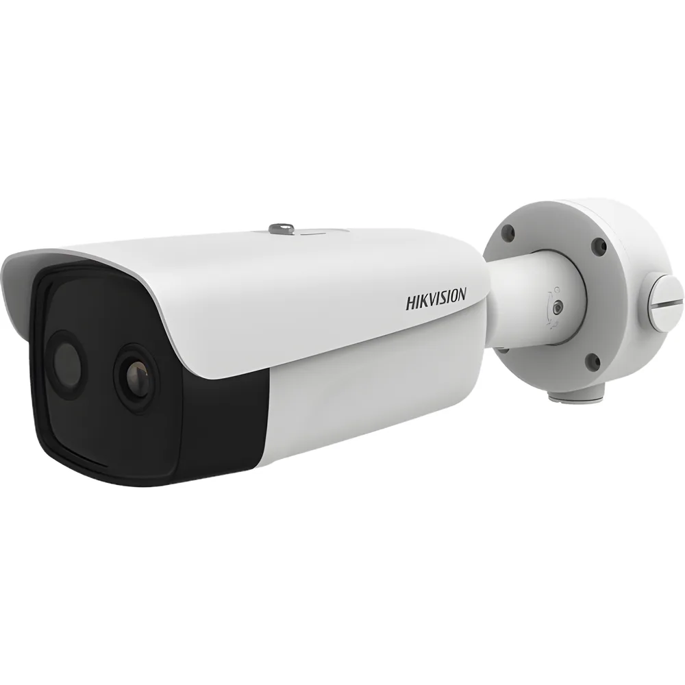 Bala IP Dual / Térmica 35 mm (384 X 288 ) / Óptico 15 mm (4 Megapixel) / 100 mts IR / IP66 / PoE / Termométrica / Detección de Temperatura / MicroSD – vista 3