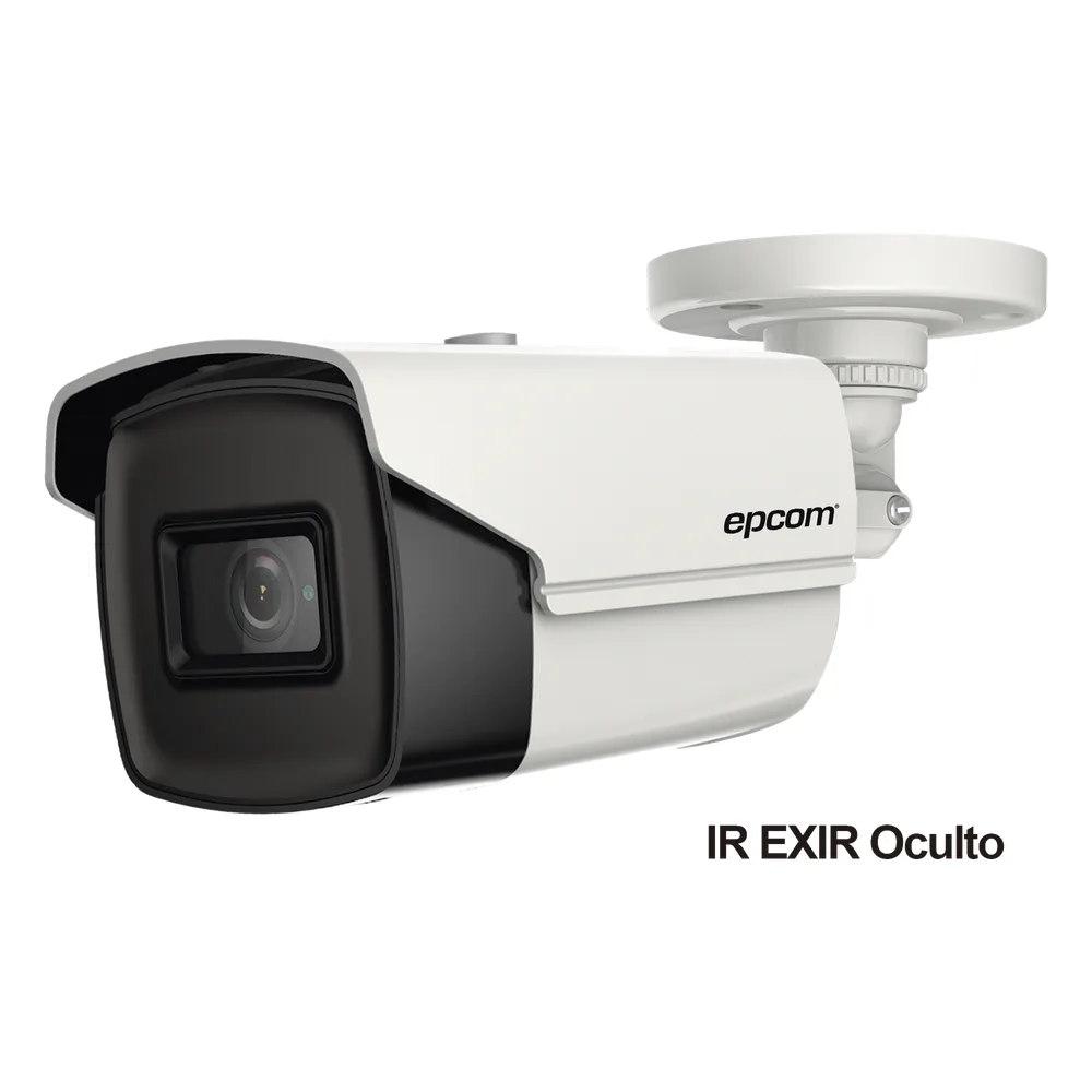 Bala TURBOHD 4K (8 Megapixeles) / Gran Angular 102º / Lente 2.8 mm / Exterior IP67 / IR EXIR 60 mts / dWDR