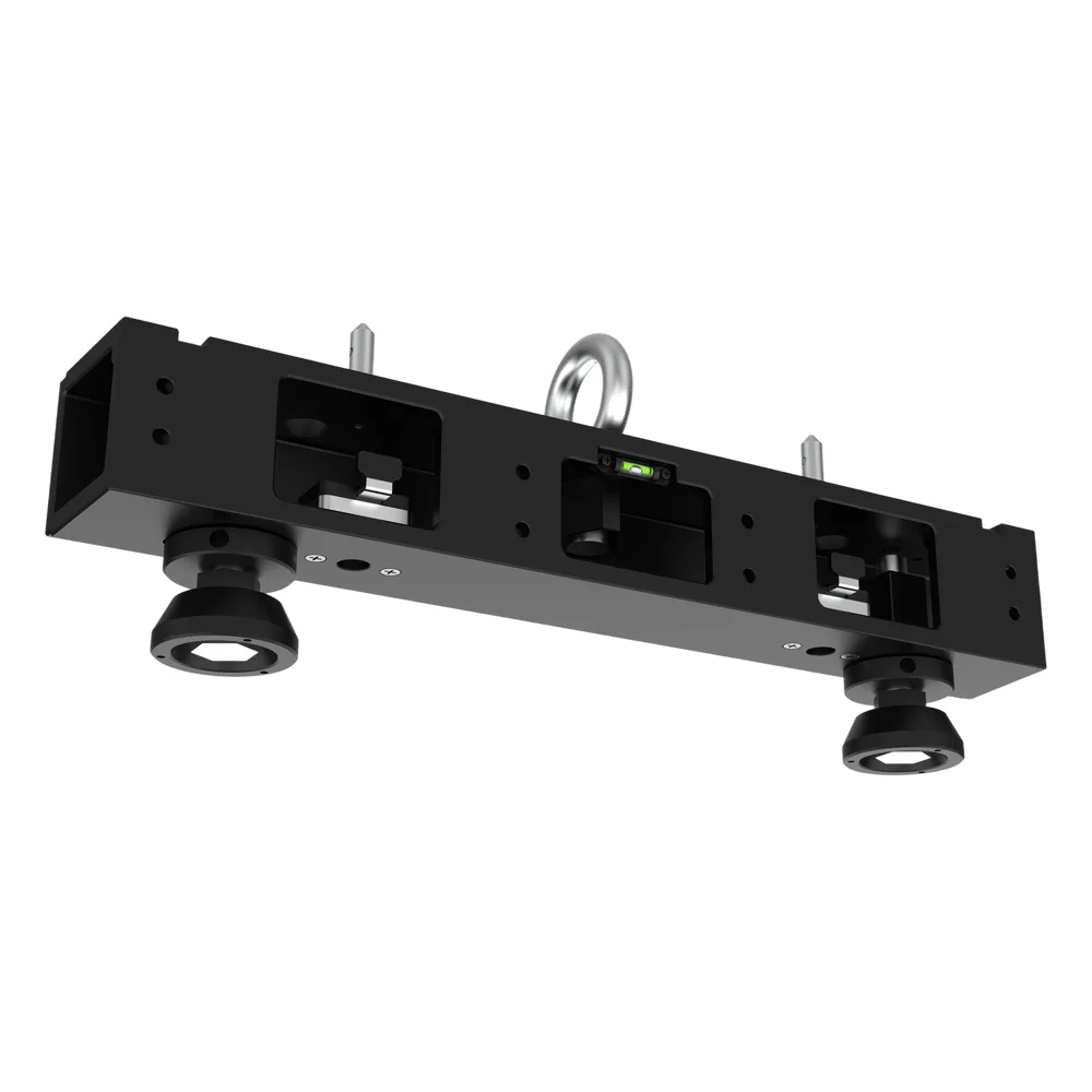 Barra Colgante LED / Instalación a Piso y Colgante / Aleación de Aluminio/ Altura Colgado 10 m / Altura Apilado 5 m / Negro