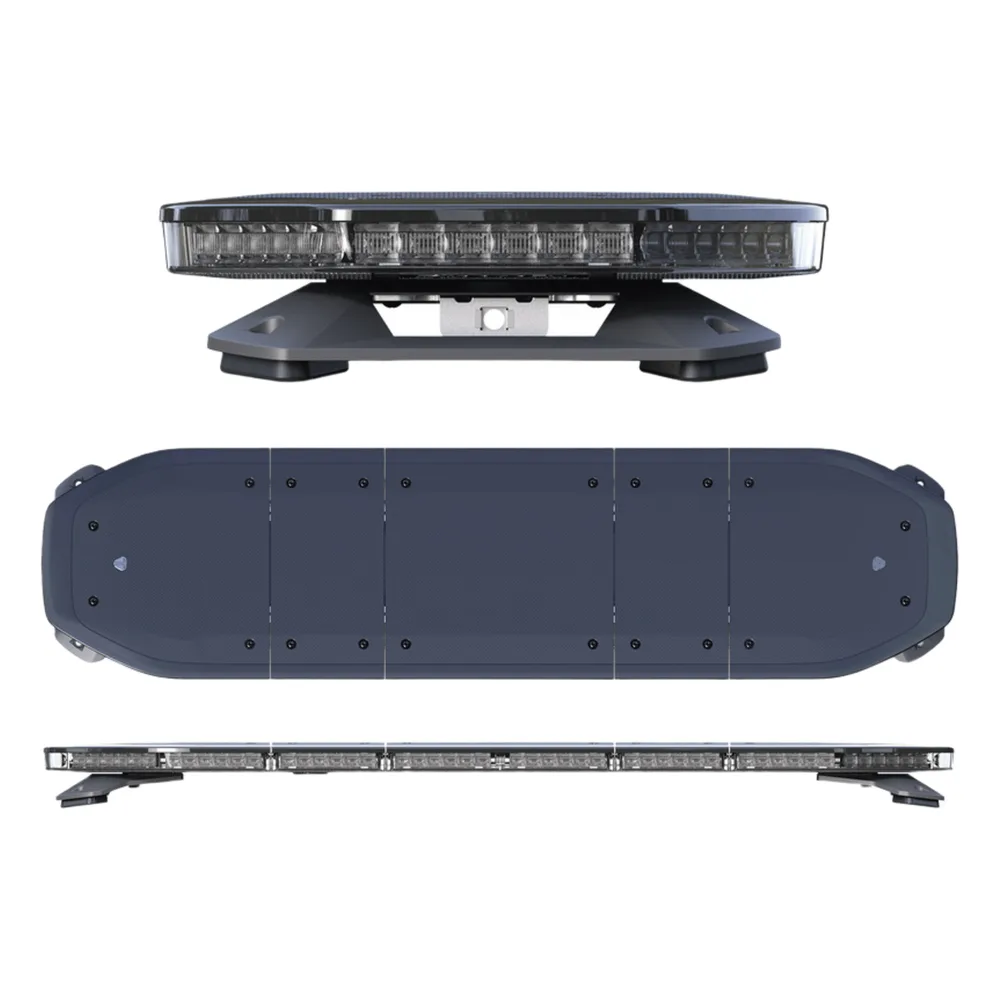 Barra de luces de 48", 216 LED, Dual Color, Programable, Rojo/Azul/Ámbar/Claro, Ideal para Equipar Unidades de Seguridad Publica con Domos Negros – vista 3