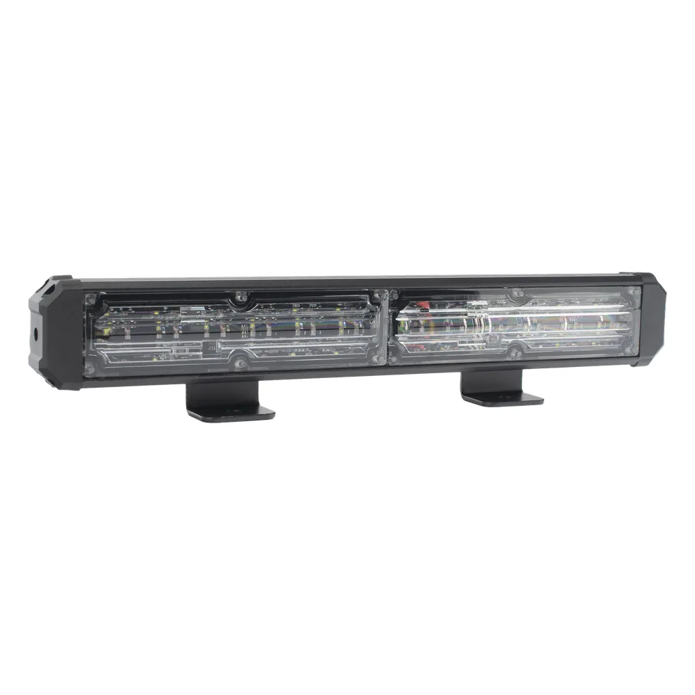 Barra de Luz de Advertencia, 2 Módulos de 6 LED, 11 Pulgadas Rojo/Claro – vista 2