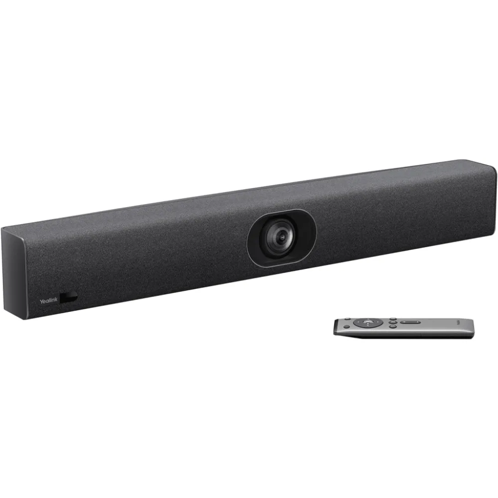 Barra de Videoconferencia Yealink UVC 40 E2 para Salas Pequeñas con IA Avanzada y Seguimiento Automático de Orador – vista 3