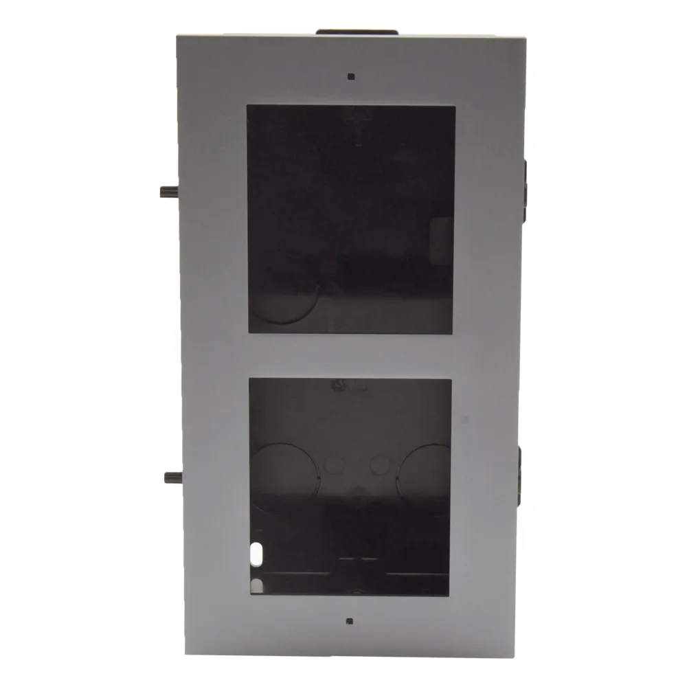 Base de 2 Espacios para EMPOTRAR Módulos de Videoporteros Hikvision