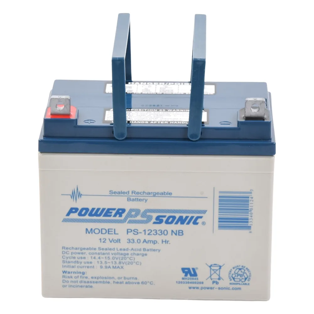 Batería 12V, 33AH, Para Respaldo, Tecnologías AGM/VRLA, 5 Años Vida Útil, Terminales tipo NB, Reconocida UL – vista 4