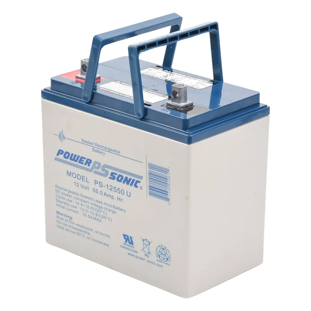 Batería 12V, 55AH, Para Respaldo, Tecnologías AGM/VRLA, 5 Años Vida Útil, Terminales U, Reconocida UL – vista 2