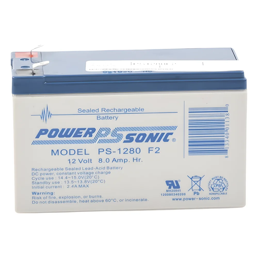 Batería 12V, 8AH, Para Respaldo, Tecnologías AGM/VRLA, 5 Años Vida Útil, Terminales F2, Reconocida UL – vista 2