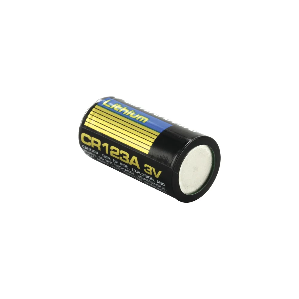 Batería de Litio CR123A / 3V / 1300 mAh / No Recargable / Acero Inoxidable / Operación -40°C a +60°C – vista 2